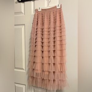 Tiered Tulle Skirt
